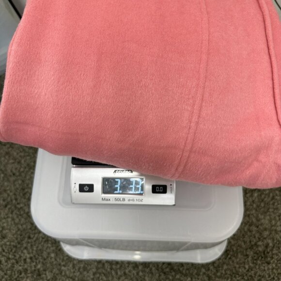 Sundance Coat Womens Large Pink Wool Blend Lined Notch Lapel Button Pockets - Picture 9 of 9